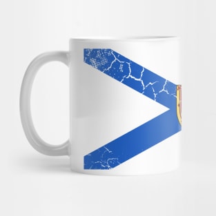 Nova Scotia Flag Canada Vintage Fade Mug